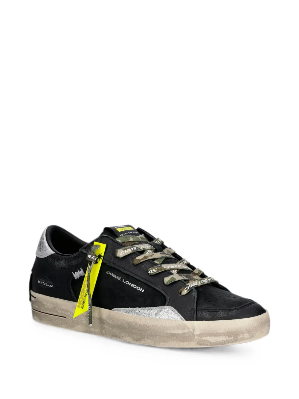 Crime London SK8 Deluxe sneakers Zwart