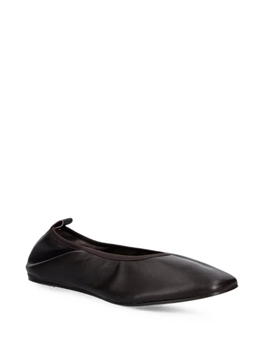 BILLI BI A9920 square-toe pull-tab ballet flats Bruin