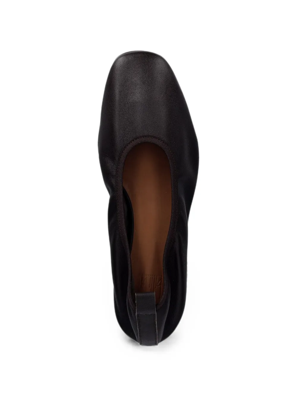 BILLI BI A9920 square-toe pull-tab ballet flats Bruin