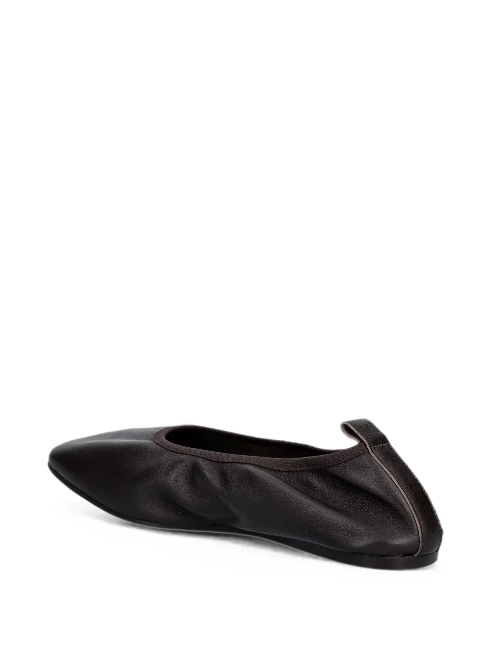 BILLI BI A9920 square-toe pull-tab ballet flats Bruin