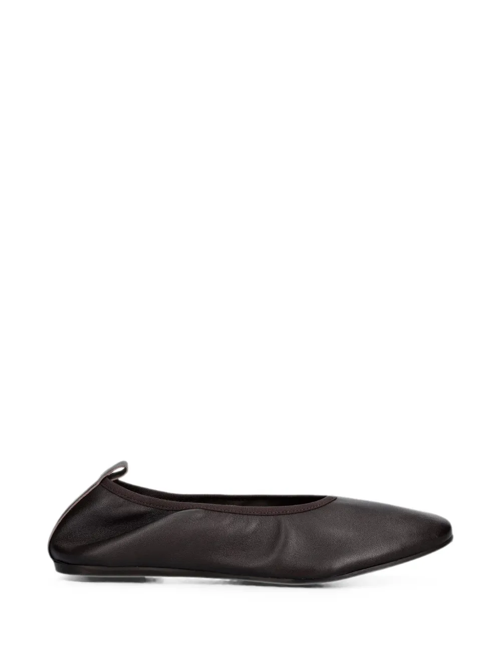 BILLI BI A9920 square-toe pull-tab ballet flats - Marrone
