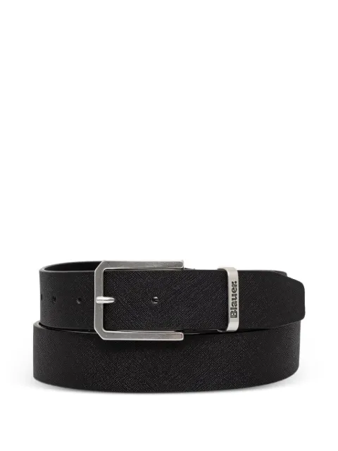 Blauer saffiano-effect buckle belt