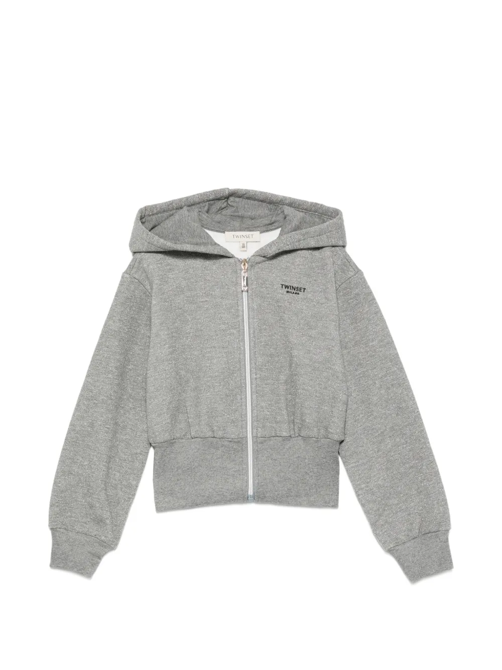 TWINSET Kids Felpa con cappuccio - Grigio
