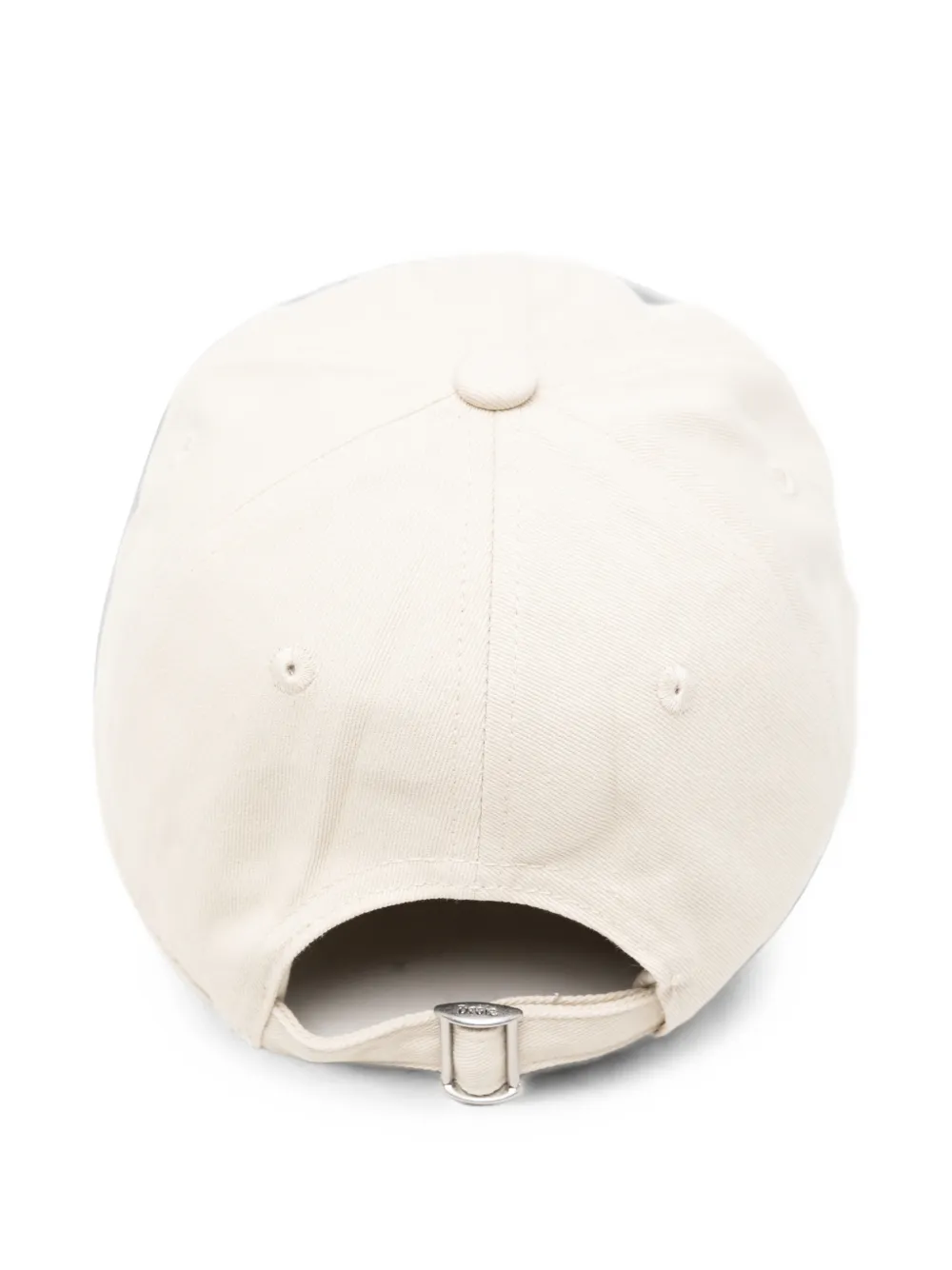 Drôle De Monsieur Honkbalpet met geborduurd logo Beige