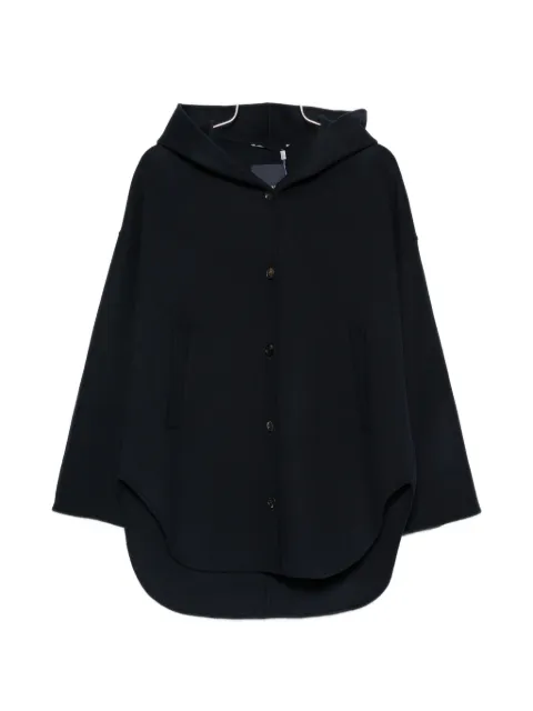 'S Max Mara hooded button-up coat