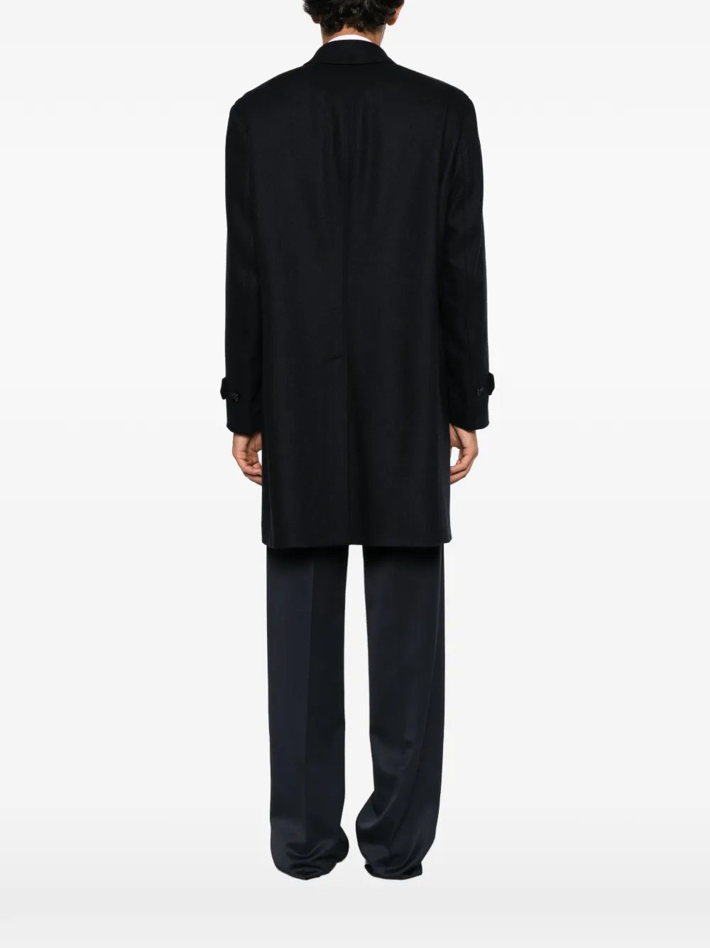 Lardini Jas met visgraat-patroon Blauw