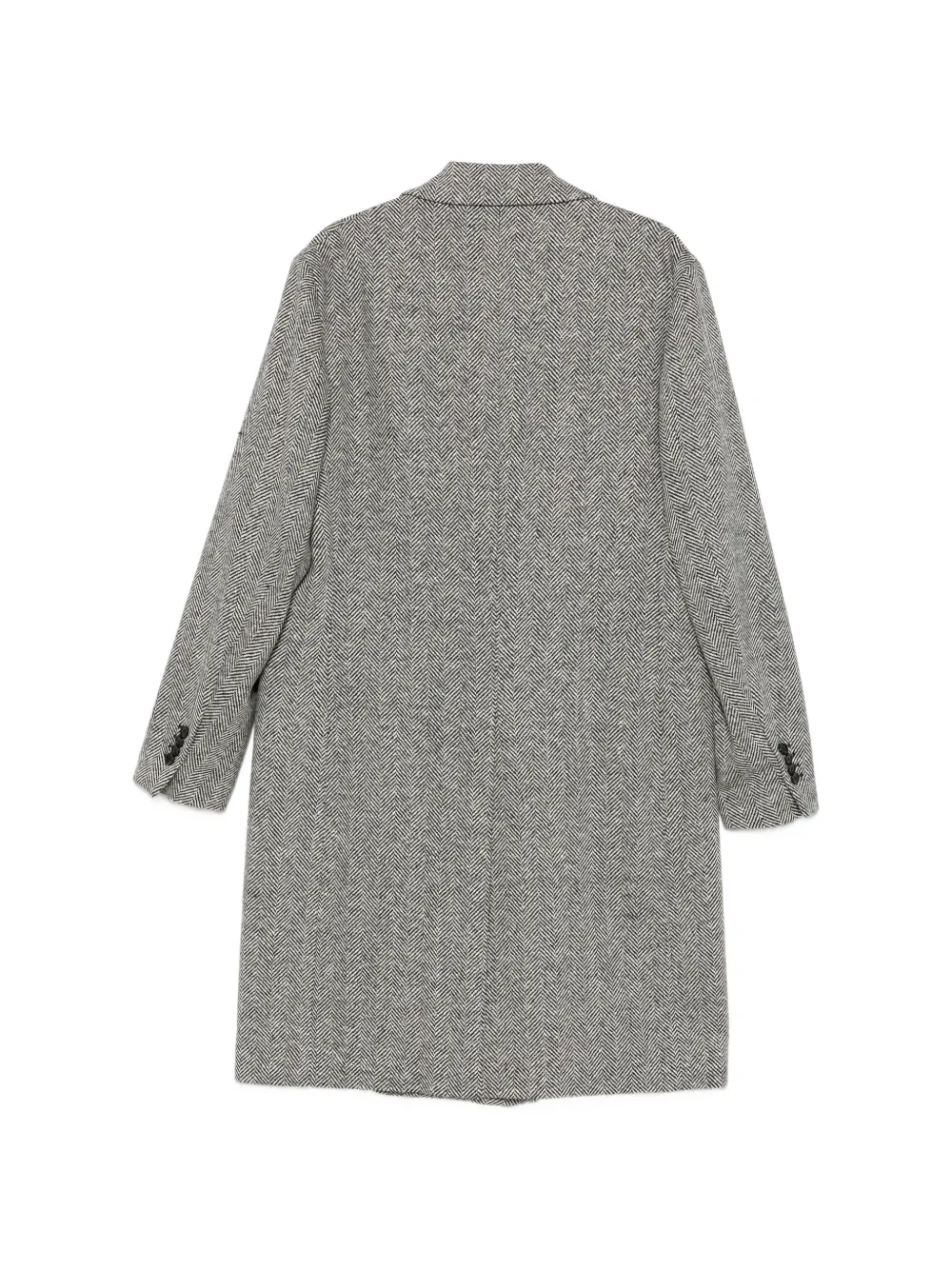 Lardini Jas met visgraatpatroon Zwart