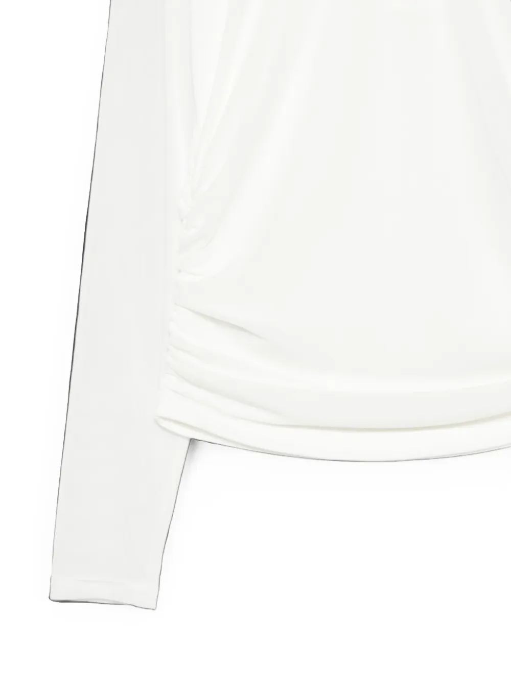 TWINSET Kids T-shirt met ruches Wit