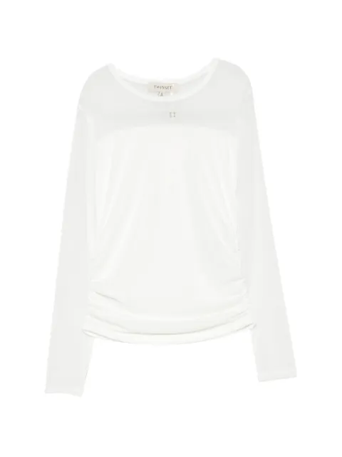 TWINSET Kids gathered tulle T-shirt