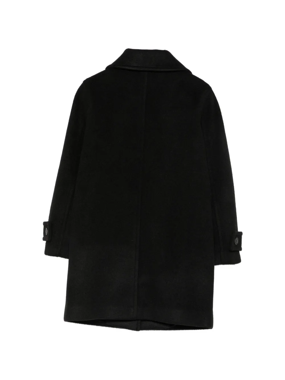 TWINSET Kids Wollen jas met kraag Zwart