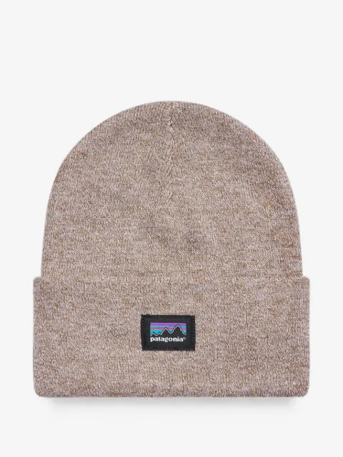 Patagonia Everyday logo-patch marl beanie hat