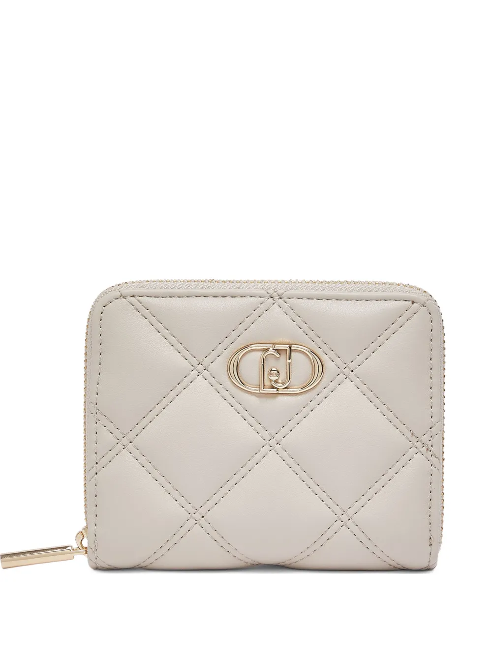 LIU JO small quilted wallet - Toni neutri