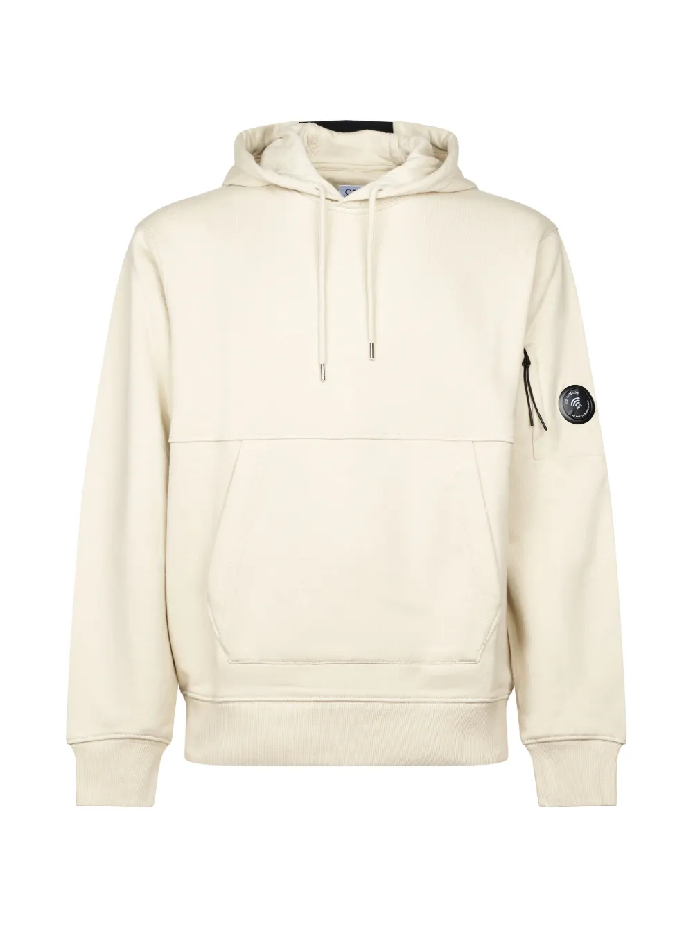 C.P. Company lens-detail drawstring hoodie - Toni neutri