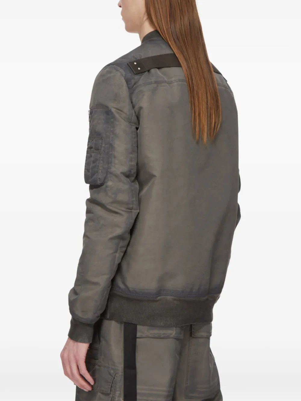 Rick Owens DRKSHDW Bomberjack met grafische print Grijs