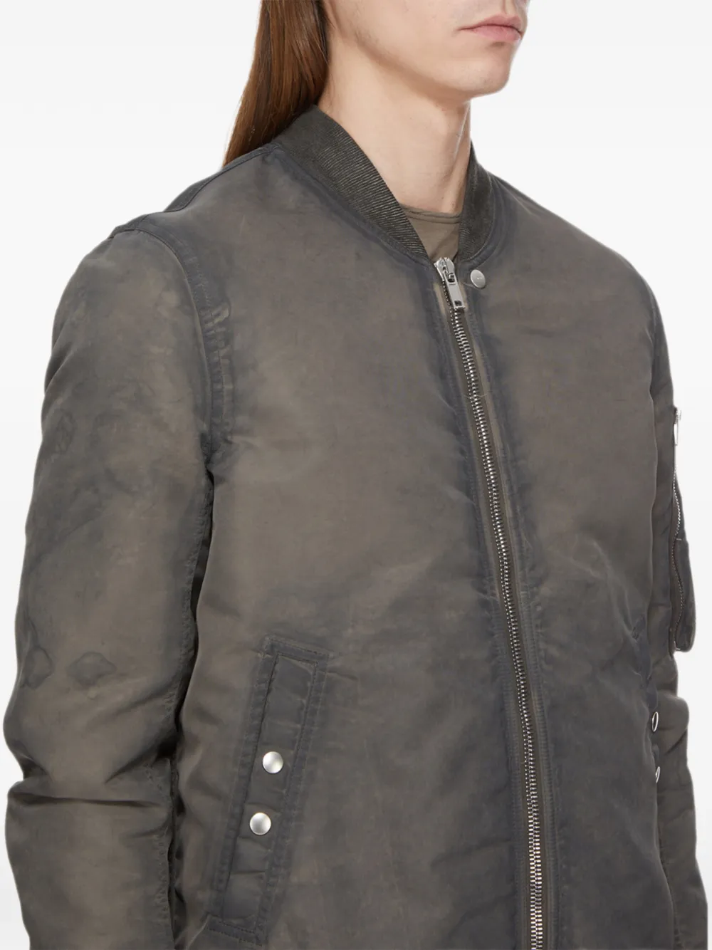 Rick Owens DRKSHDW Bomberjack met grafische print Grijs