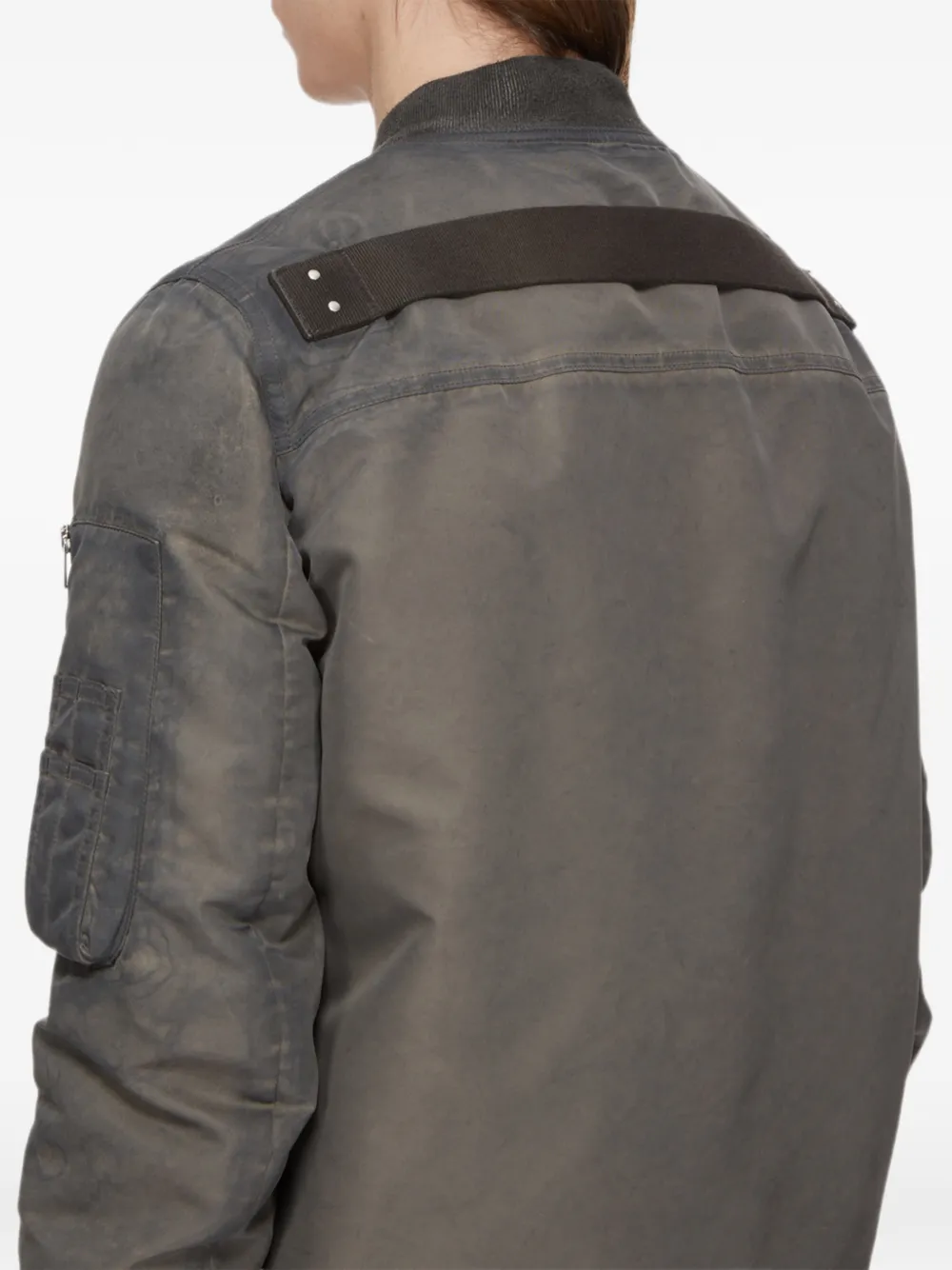Rick Owens DRKSHDW Bomberjack met grafische print Grijs