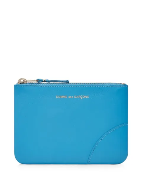 Comme Des Garçons Wallet logo-lettering zip-top wallet