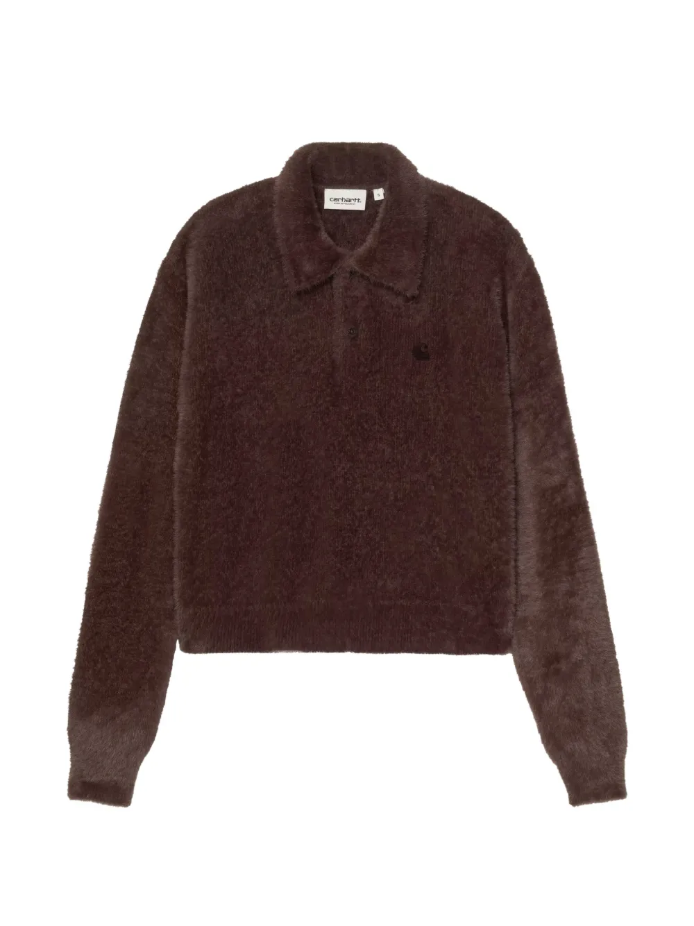 Carhartt WIP Maine polo-collar jumper Bruin
