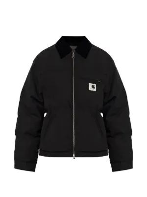 Carhartt WIP ジップアップ フーデッドジャケット | ブラック