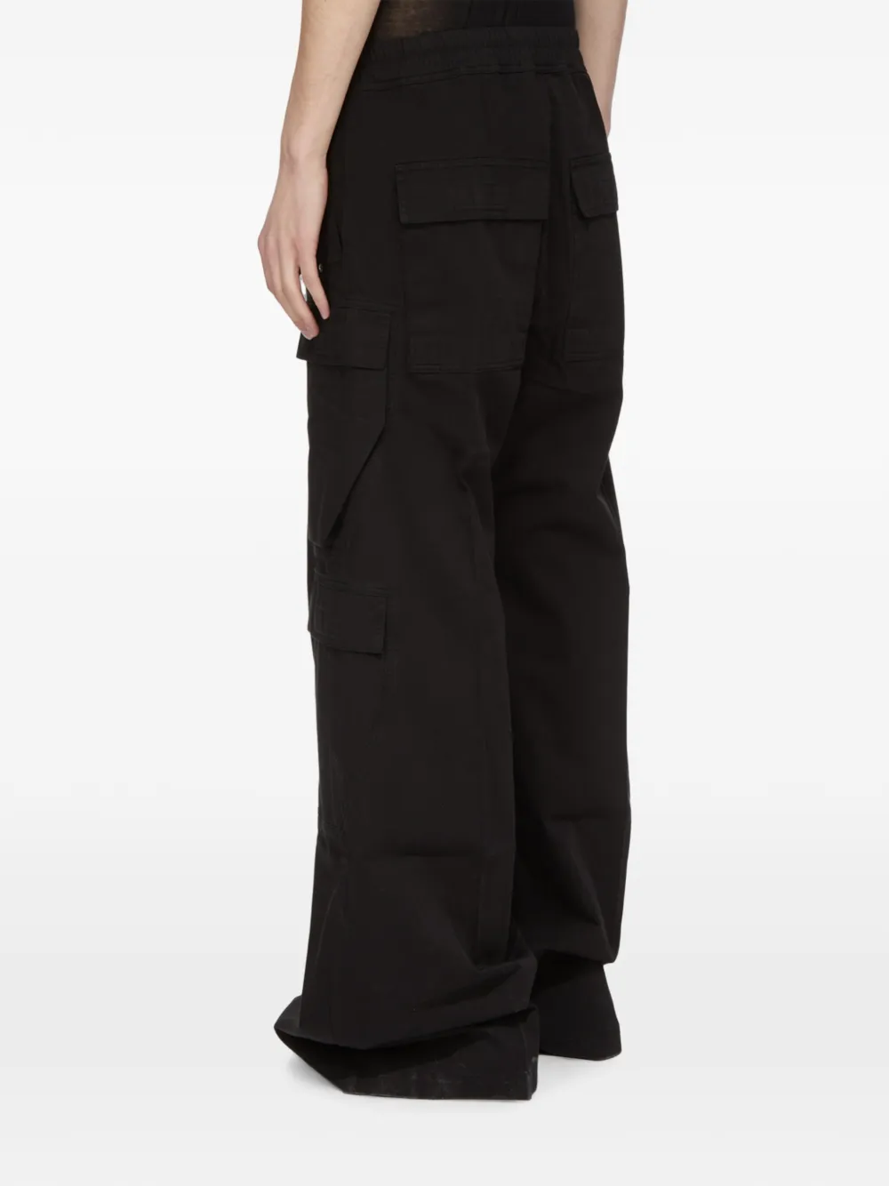 Rick Owens DRKSHDW Cargo broek met trekkoord Zwart