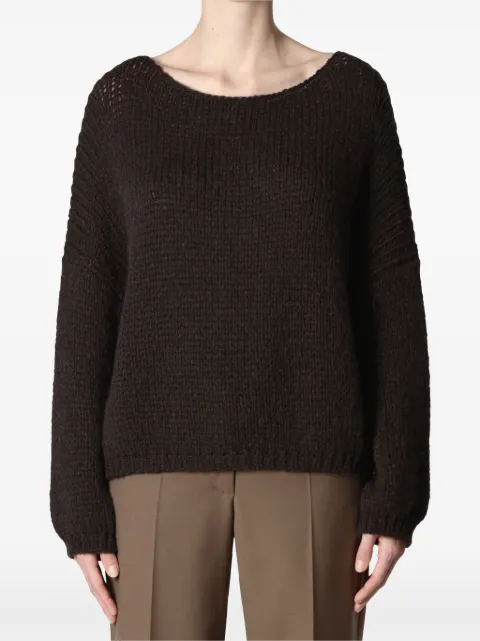 Roberto Collina chunky-knit boat-neck sweater