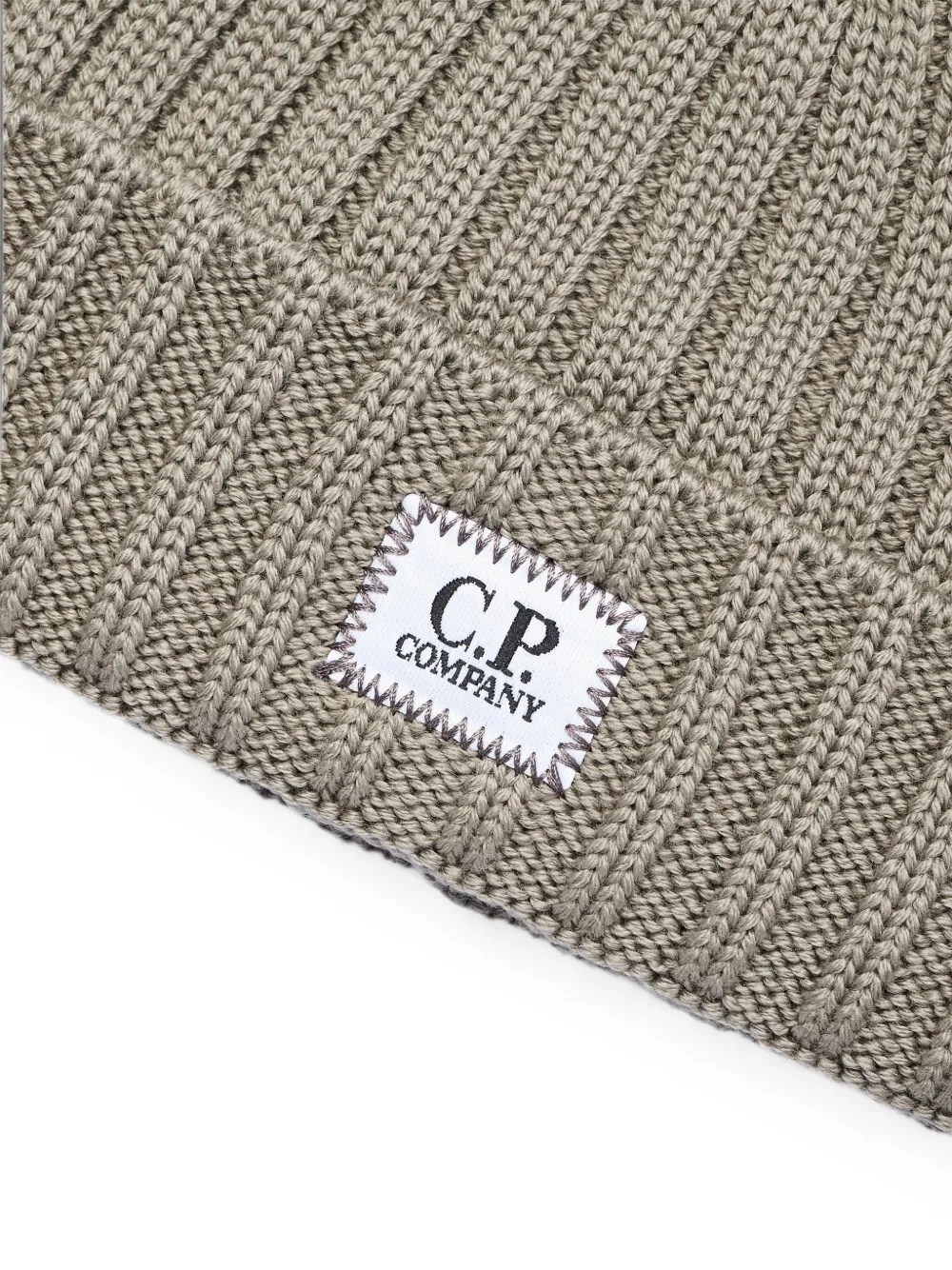 C.P. Company Ribgebreide muts Beige