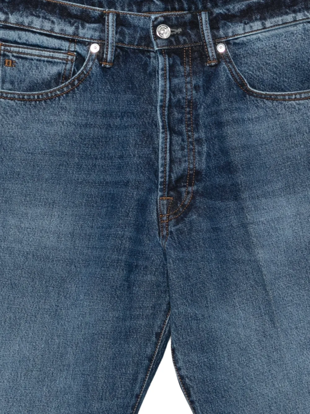 Nine In The Morning Nathan jeans met vervaagd effect Blauw