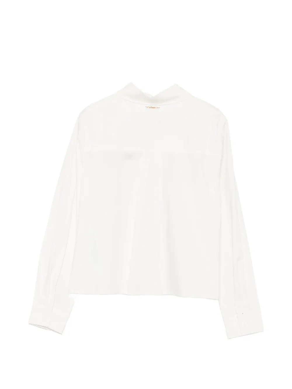 TWINSET Kids poplin shirt with embroidered logo