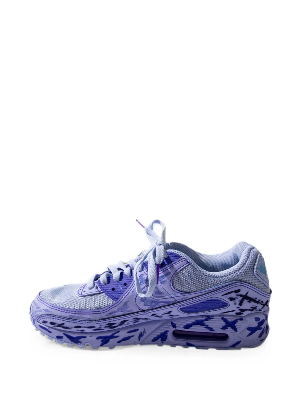Nike X Yaku Re-create Air Max 90 Low-top Sneakers In Purple