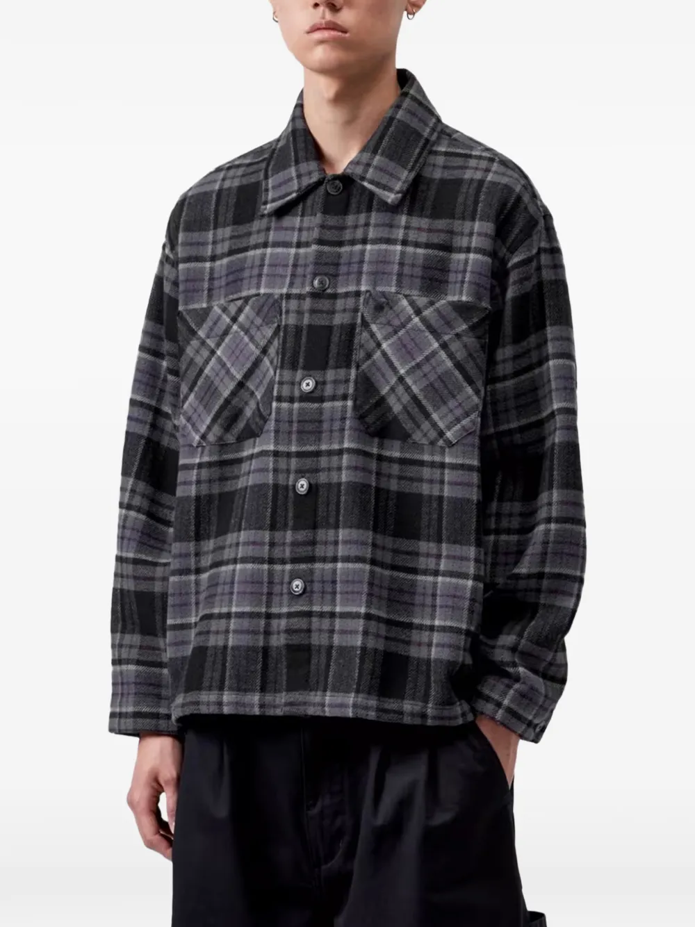 Carhartt WIP Parson check-pattern shirt - Grigio