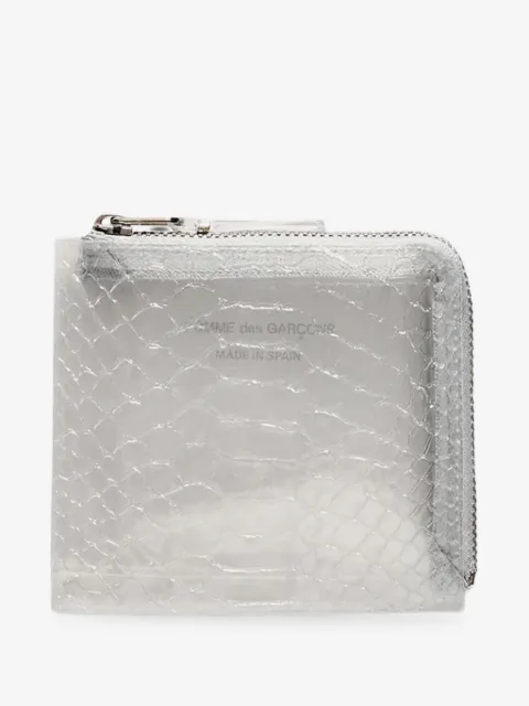 Comme Des Garçons Wallet Snake Line zip-around wallet