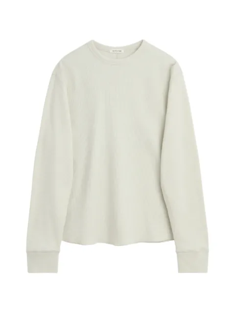 Sunflower waffle-knit long-sleeved sweater