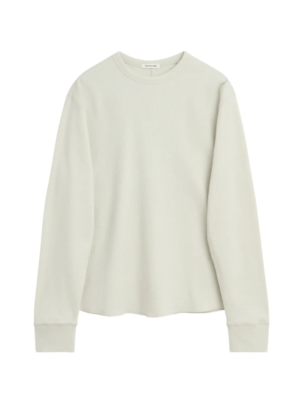 Sunflower waffle-knit long-sleeved sweater Beige