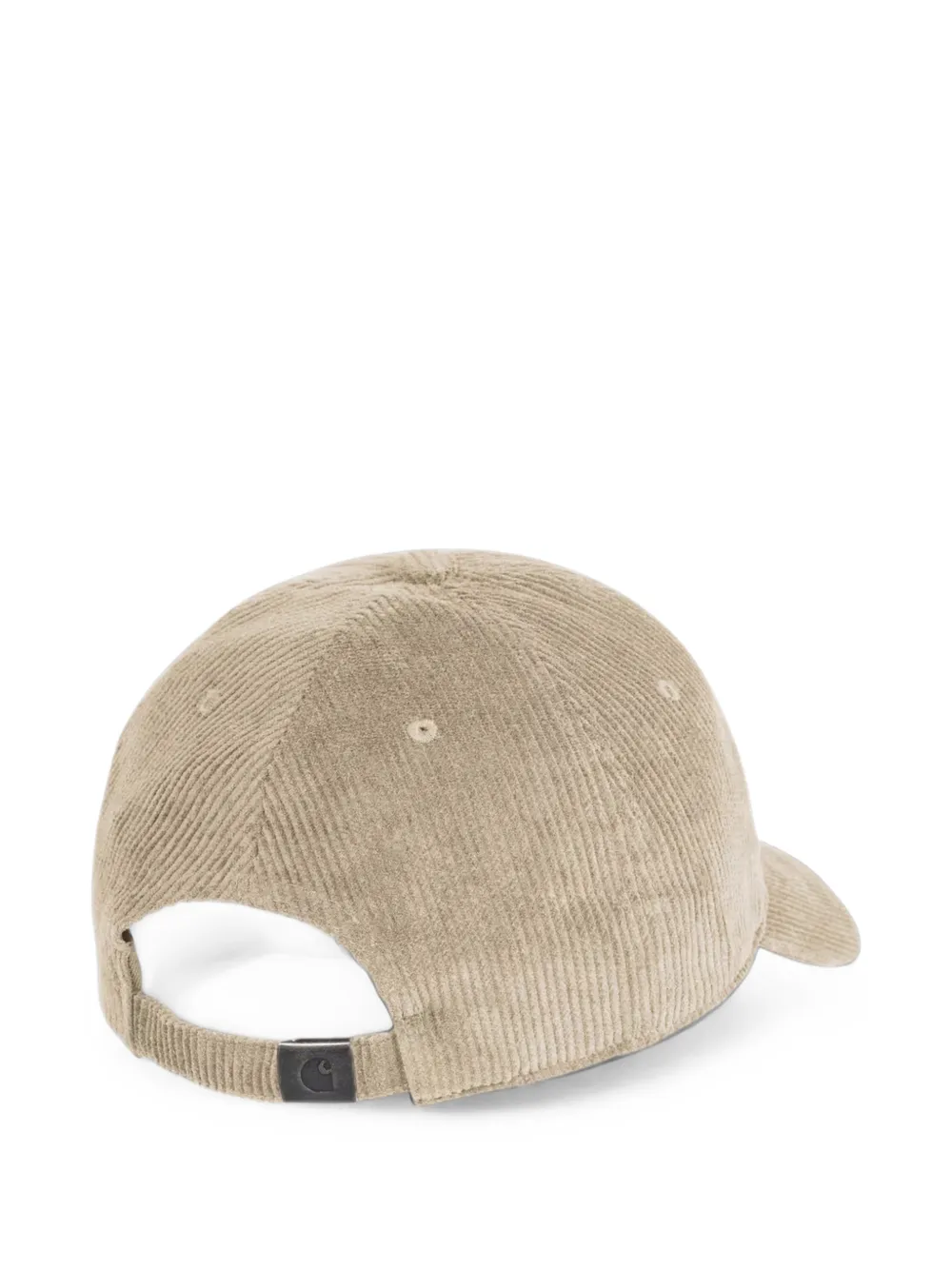 Carhartt WIP Ribfluwelen honkbalpet met geborduurd logo Beige