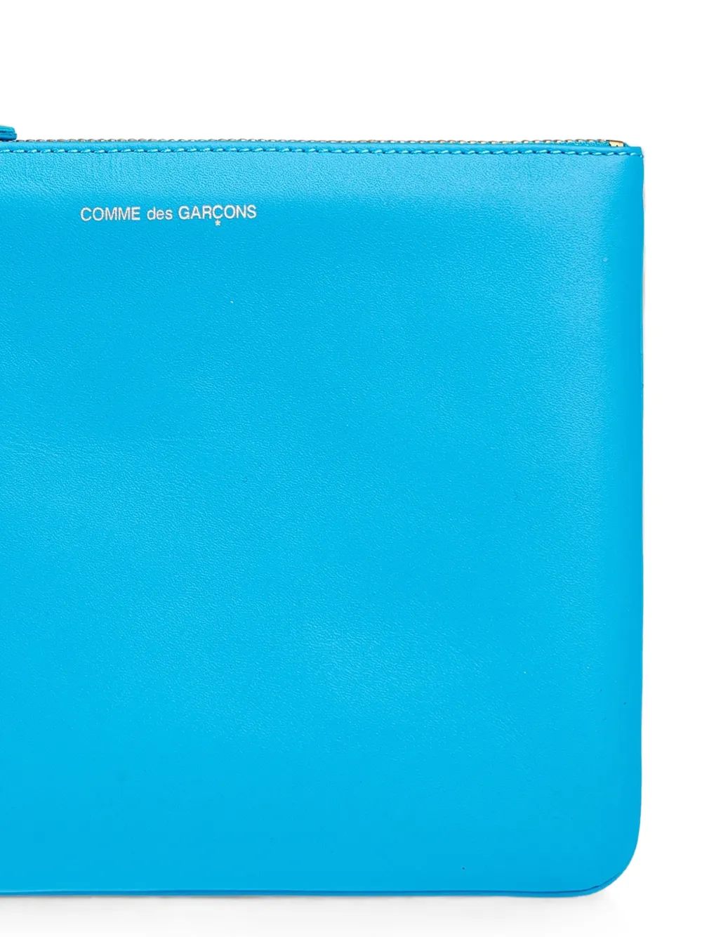Comme Des Garçons Wallet Leren portemonnee Blauw