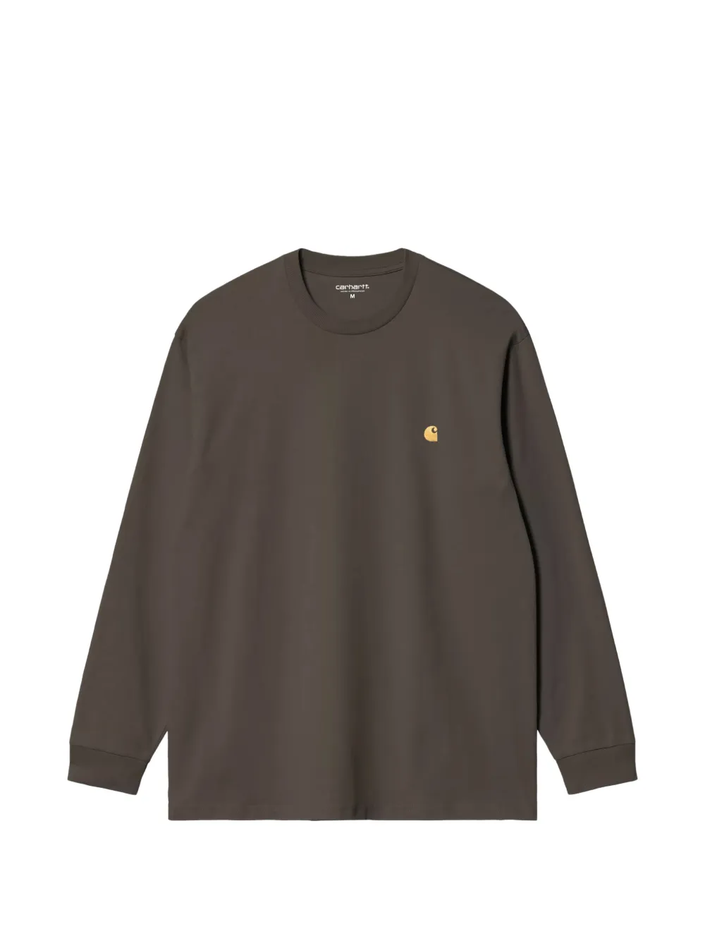 Carhartt WIP long sleeve Chase T-shirt - Marrone