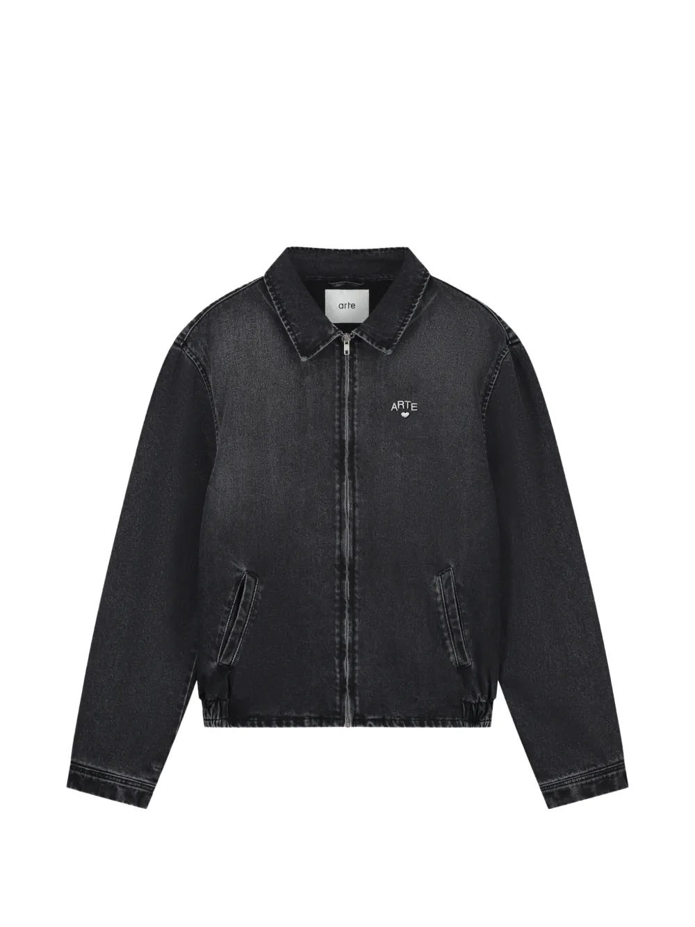 Arte Antwerp Jacke mit Logo-Stickerei - Schwarz