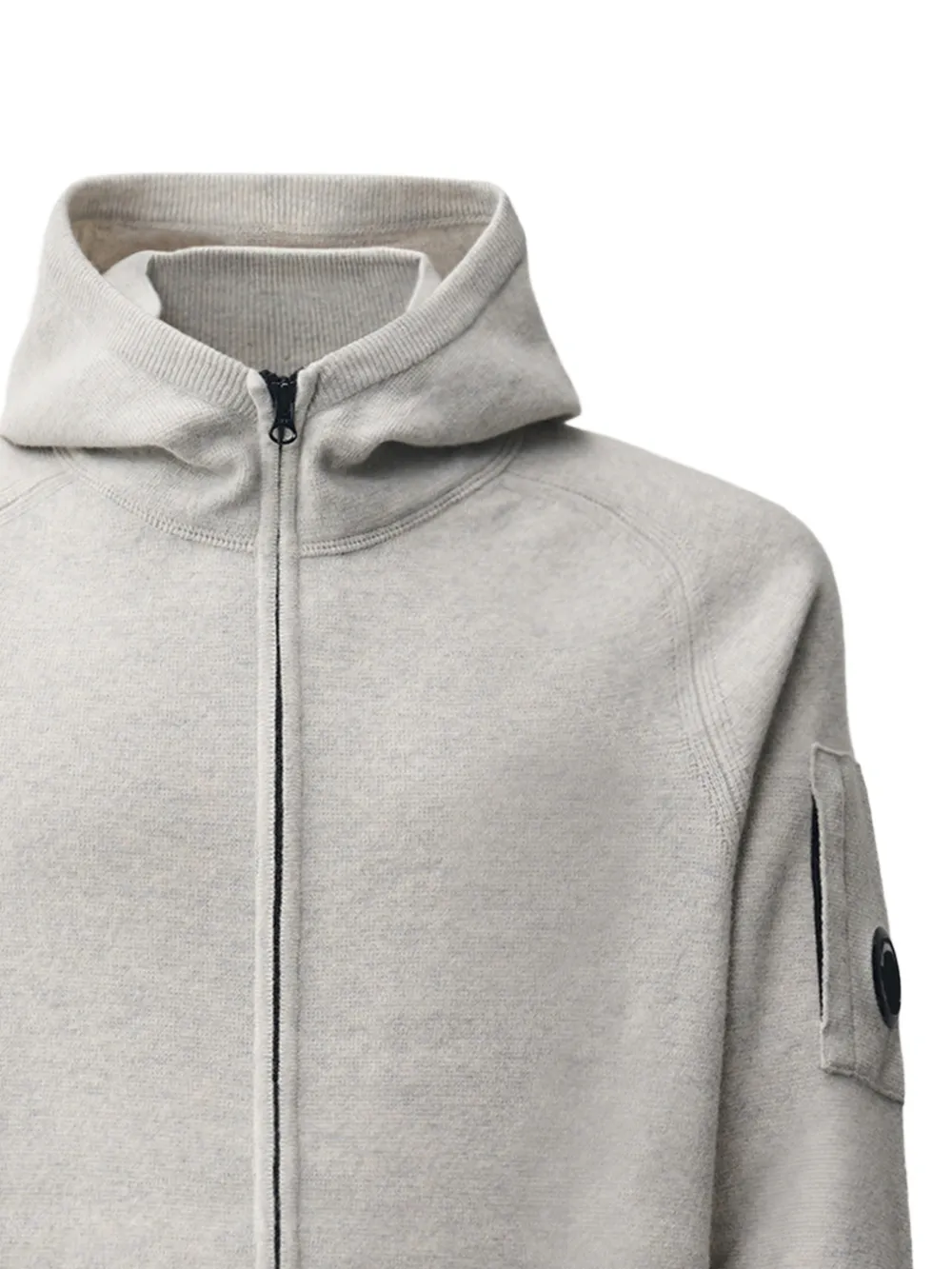 C.P. Company Hoodie met rits Grijs