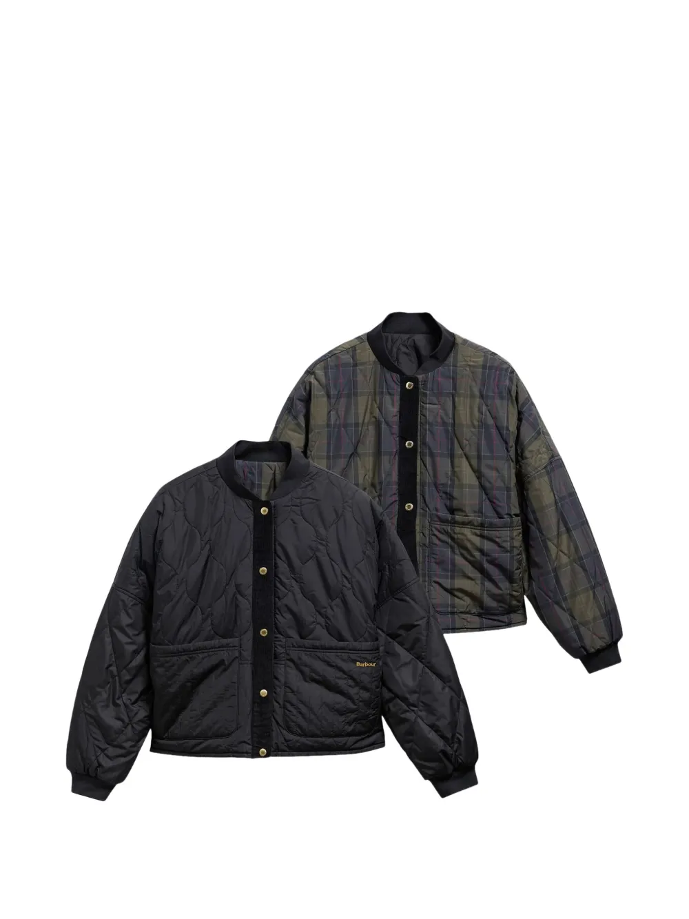 Barbour quilted reversible jacket