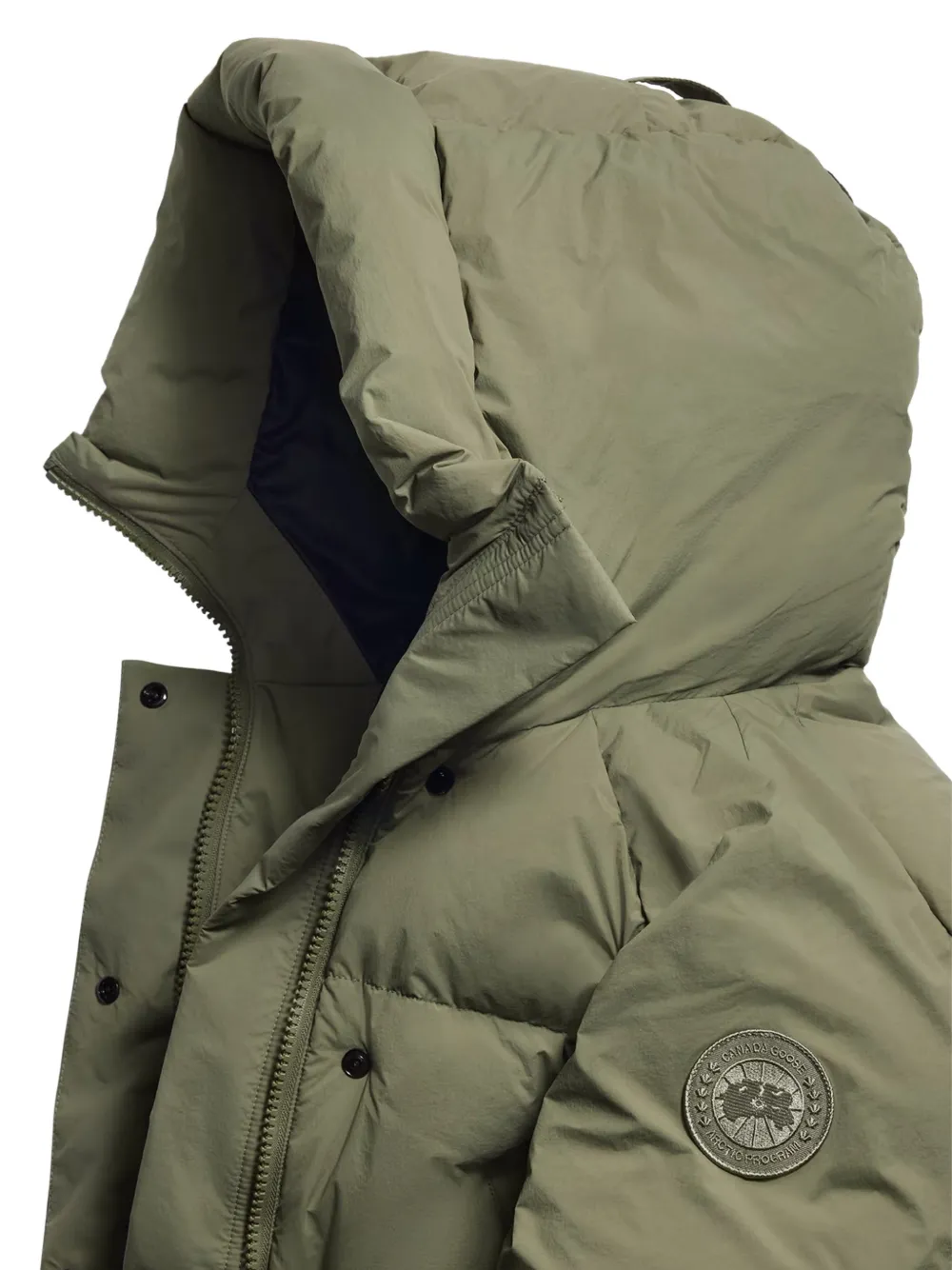 Canada Goose Donsjack met capuchon Groen