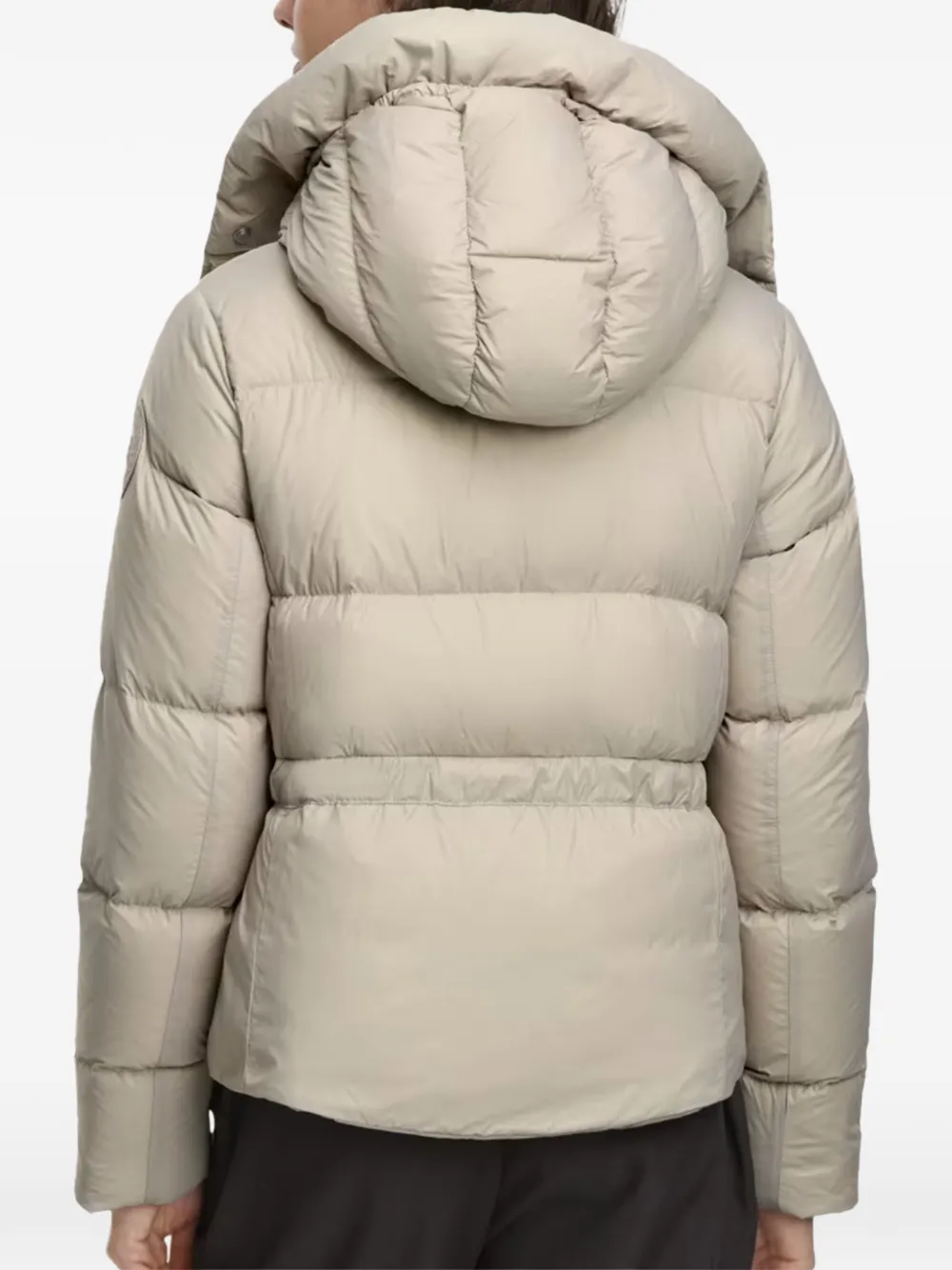 Canada Goose Montgomery jack met capuchon en trekkoordtaille Beige