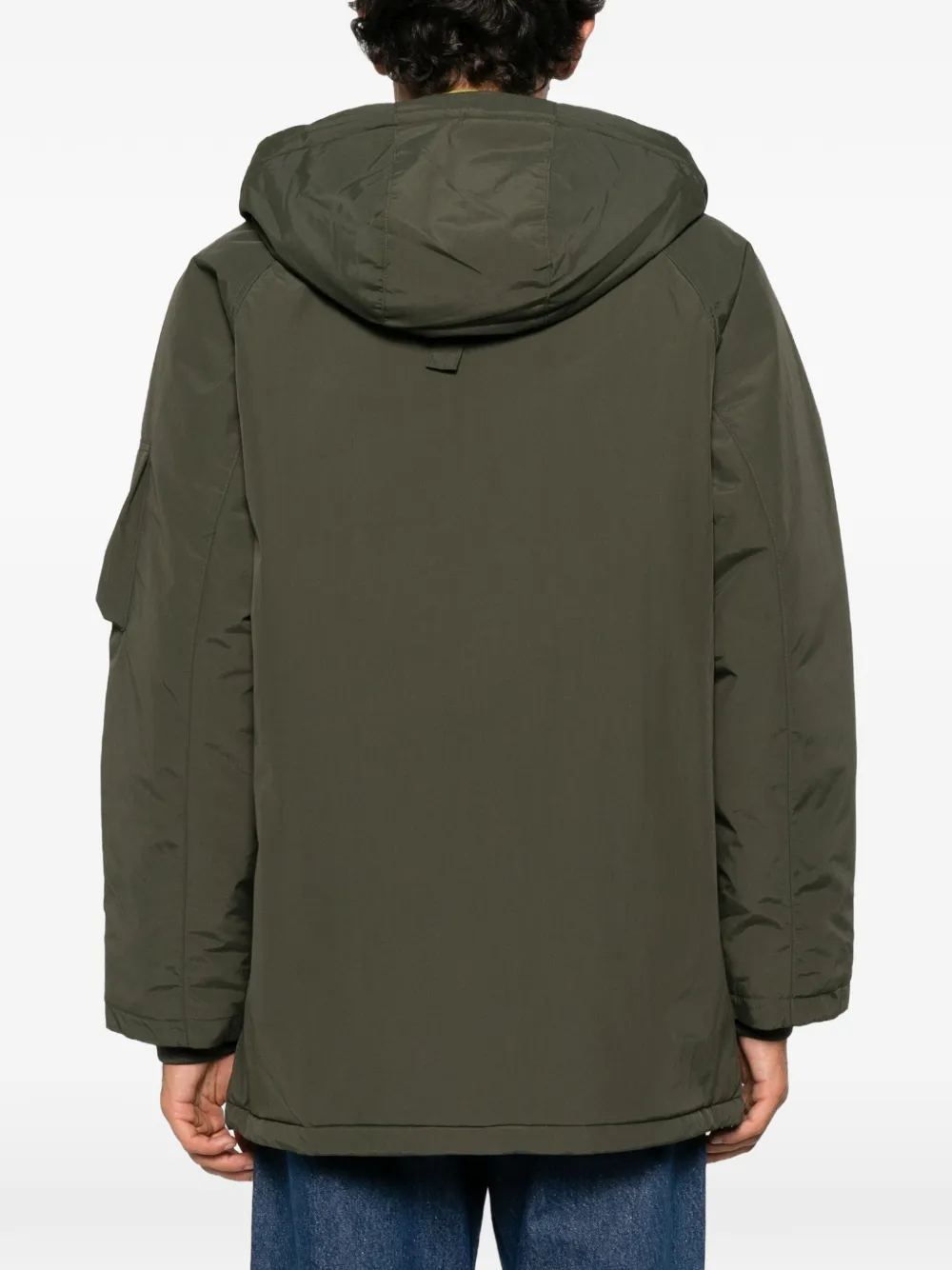 Carhartt WIP Standwood hooded logo-patch jacket Groen