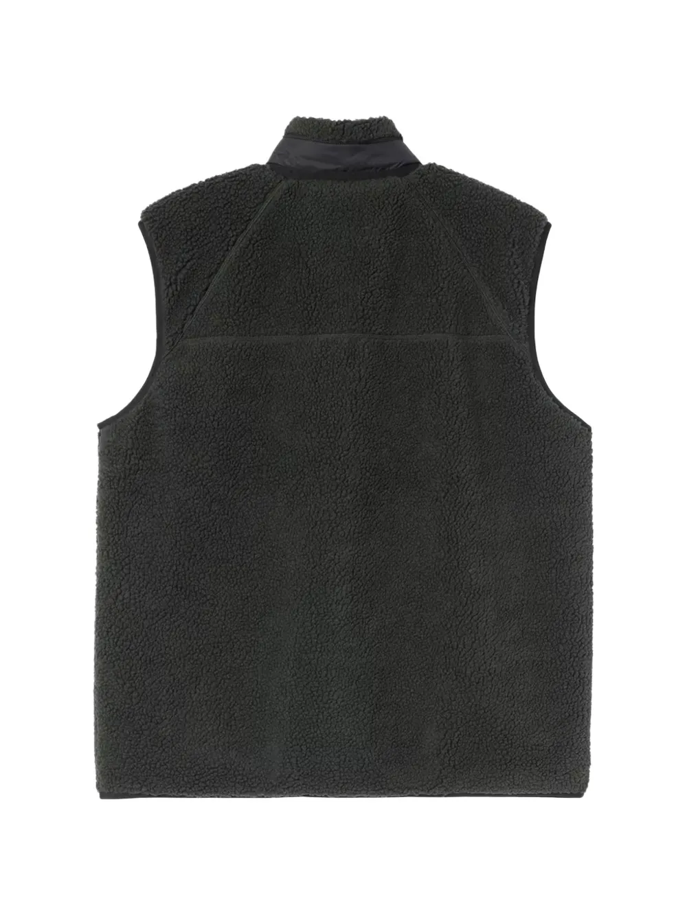 Carhartt WIP Prentis bodywarmer met fleece textuur en rits Groen
