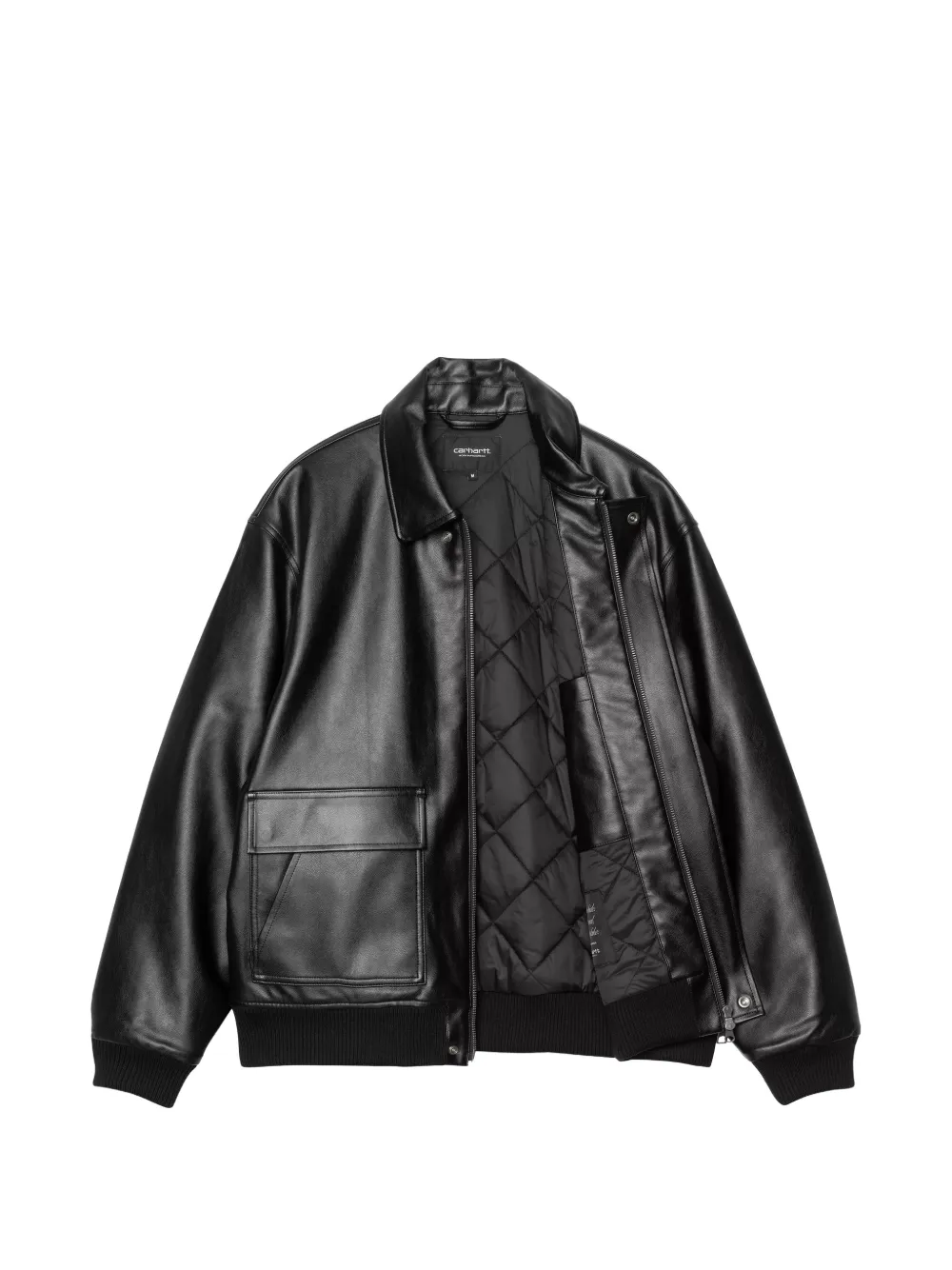 Carhartt WIP Arizona patch-pocket bomber jacket Zwart