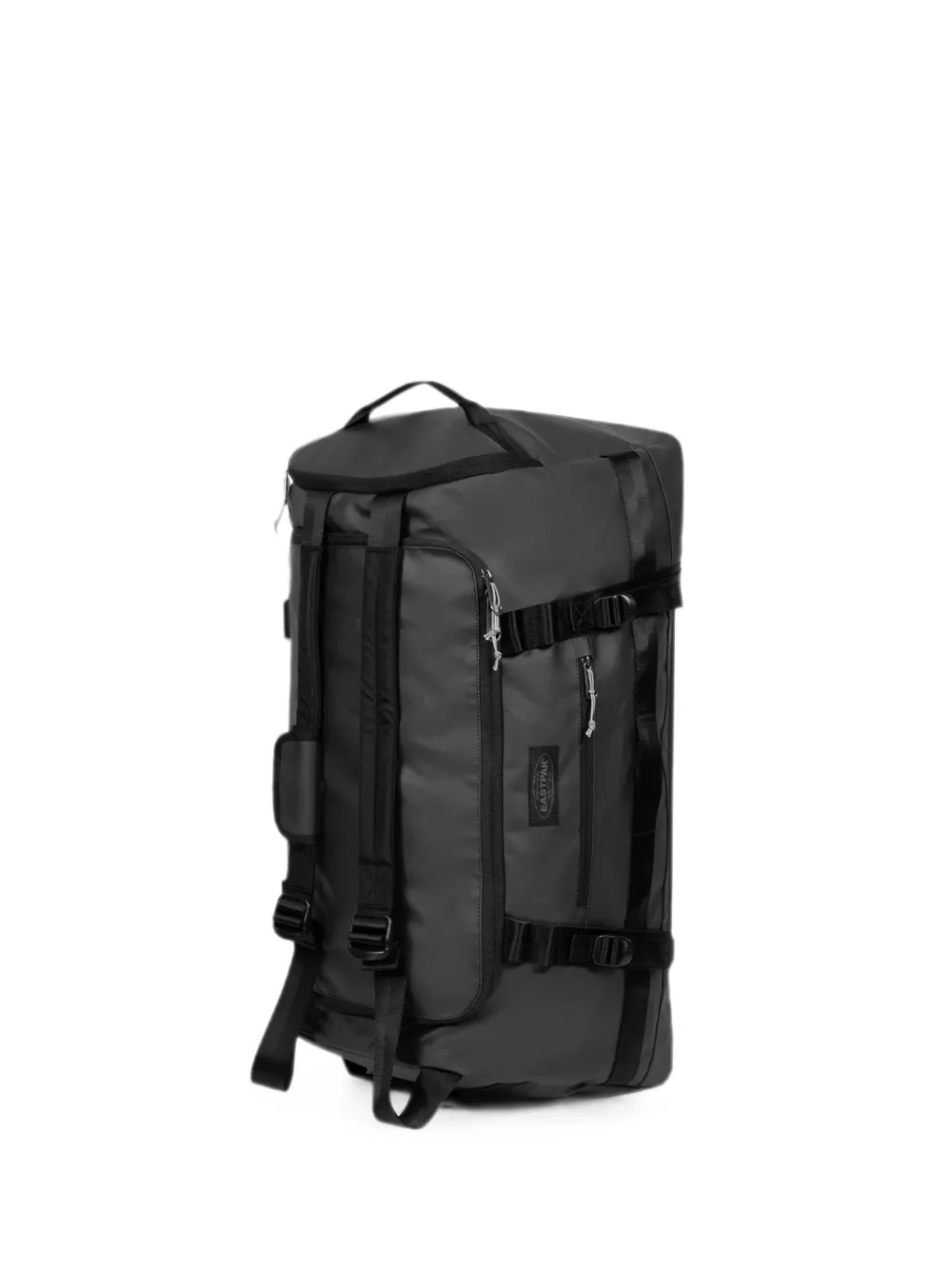 Eastpak Rugzak met gespbandje en logo-patch Grijs