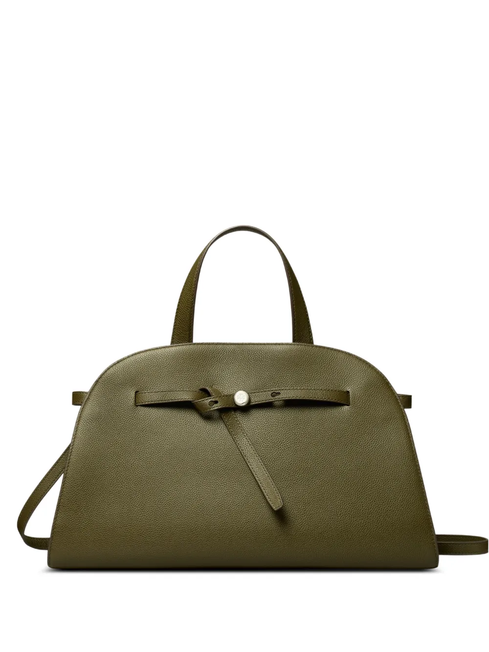 Tory Burch pebbled-leather tote bag - Grün