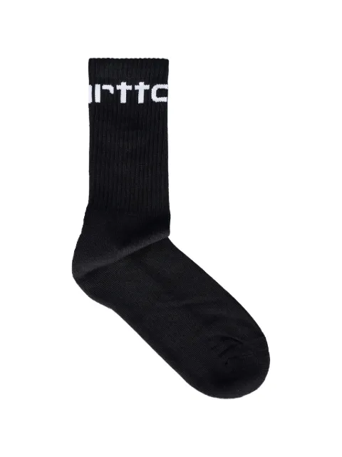 Carhartt WIP logo-intarsia ribbed socks