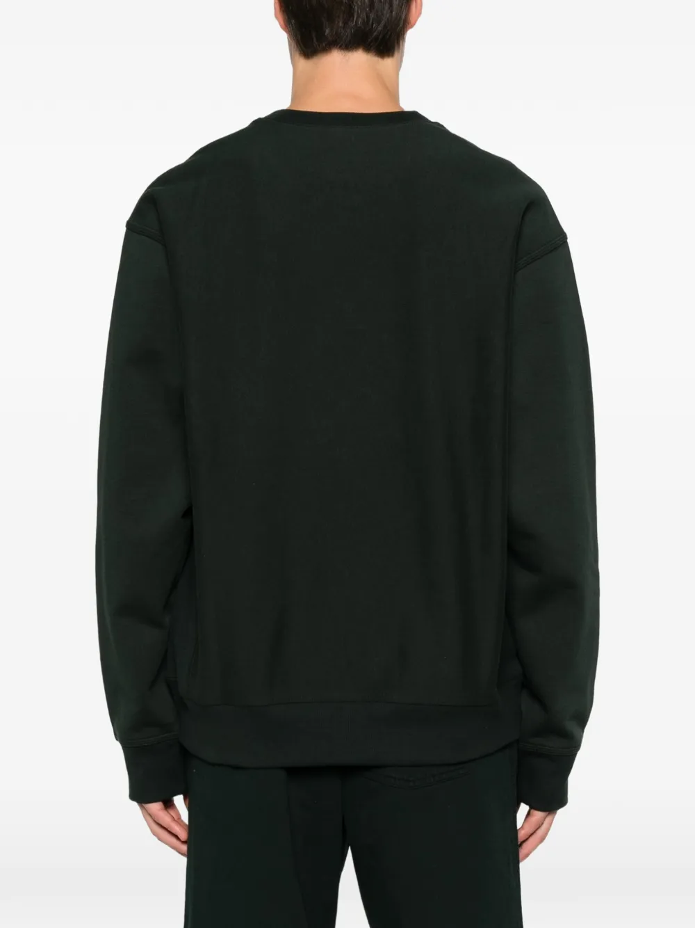 Carhartt WIP American Script logo-embroidered sweatshirt Groen