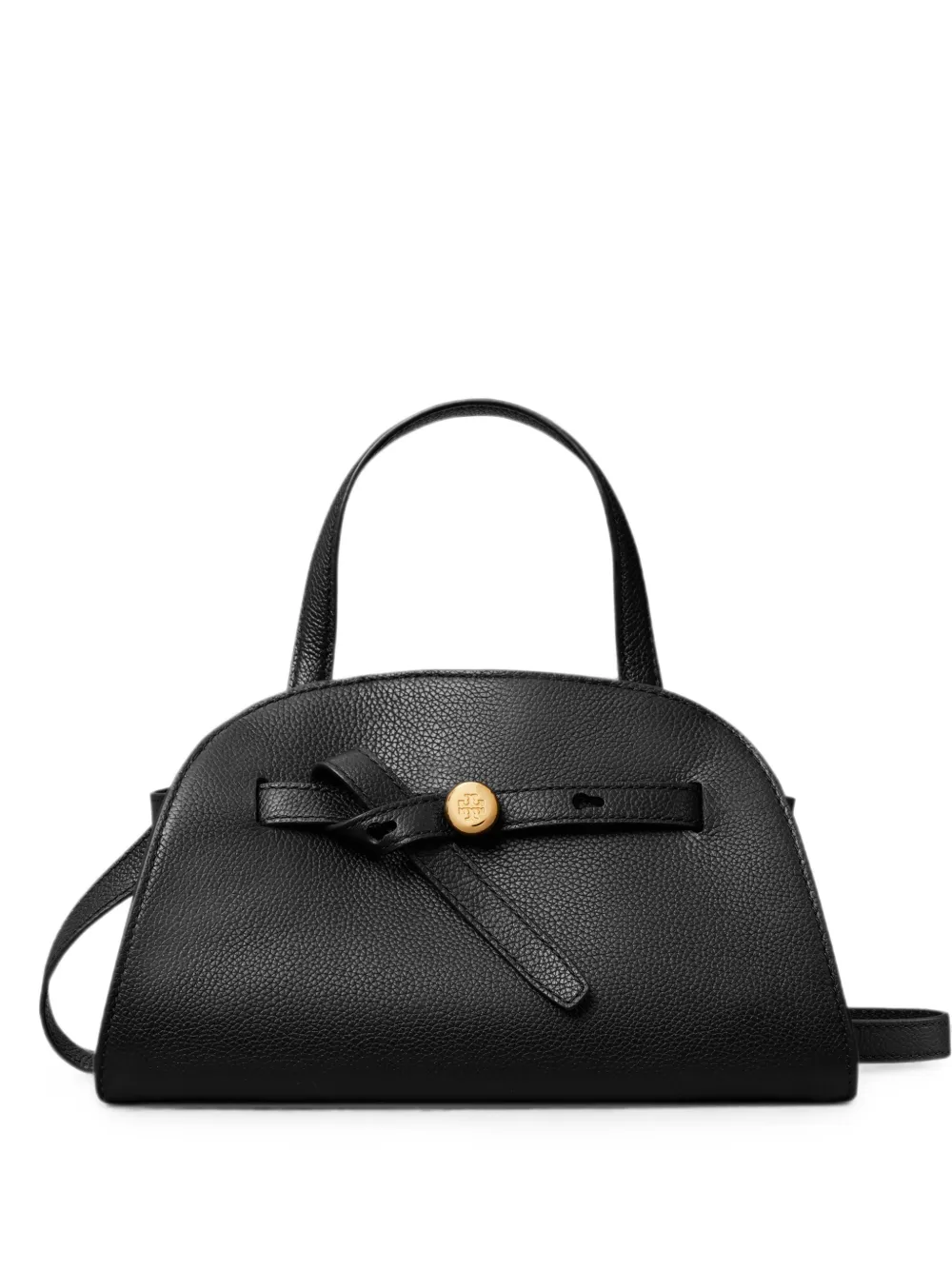 Tory Burch small Romy leather tote bag - Black