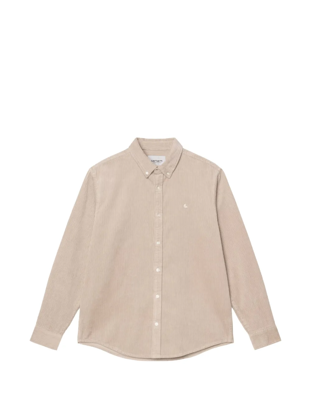 Carhartt WIP L/S Madison corduroy button-down shirt - Toni neutri
